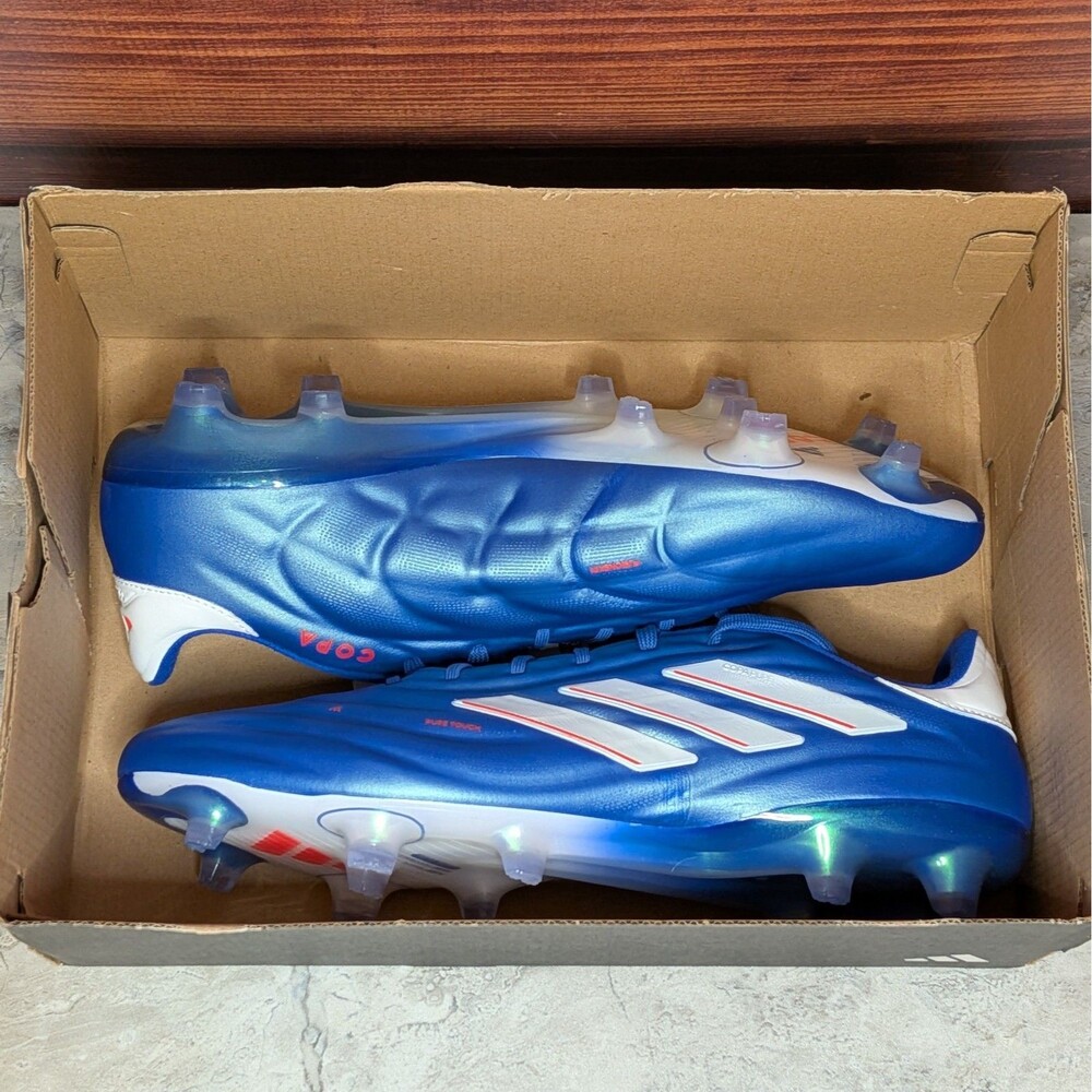 adidas Copa Pure 2.1 FG Marinerush Men's 10.5 Blue White Soccer Cleats IE4894 - Picture 12 of 12